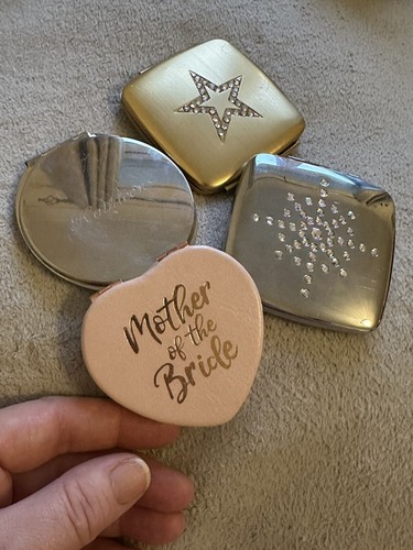 Lot 4xdouble mirror compacts - 4xdouble,