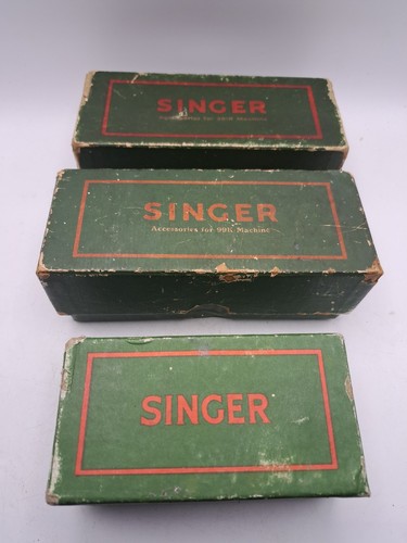 Boxes vintage singer - vintage,