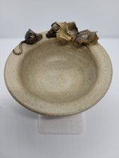Studio Art Pottery Bowl w/3D