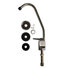 Chrome Push Button Faucet Tap for Undersink Drinking Water Filter System