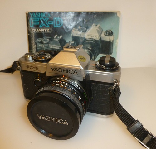 Yashica 35mm slr with - fx-d,