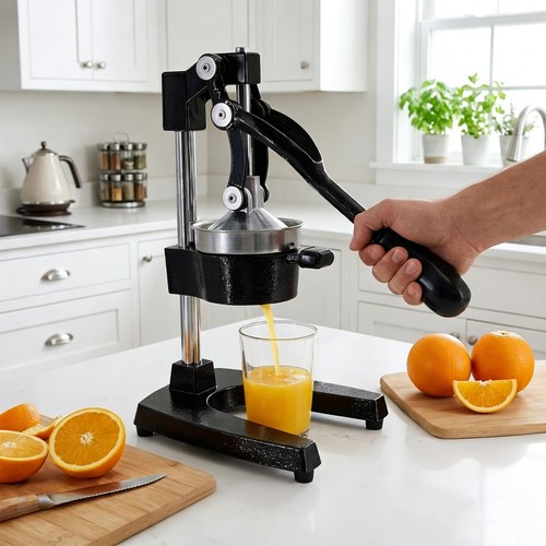 Commercial hand press fruit - hand,