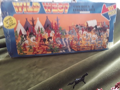 Wild west cowboys - cowboys, indians