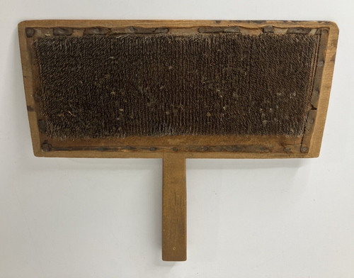 Antique wooden wool carders - wooden,