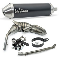 Exhaust system LeoVince X-FIGHT Black Edition complete system, stainless steel