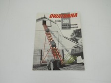 Owatonna Model 300 Bale Elevator Mow Conveyor Literature Brochure