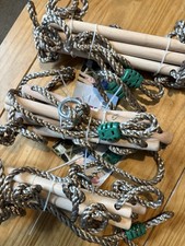 1x Plum Wooden Rope Ladder