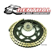 Suzuki RM85 L (Big Wheel) 02-18 Renthal Gold Non O-Ring Chain & JT Sprocket Kit