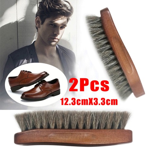2pc natural wood bristle horse - 2pc,