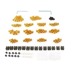 Fairing Bolt Kit Bodywork Screws Fit Kawasaki Ninja ZX6R ZX-7R ZX9R ZX14 GOLD ne