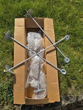 4x 60cm Heavy Duty GALVANISED