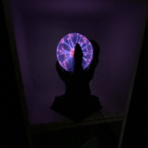 Vintage halloween plasma ball - plasma,