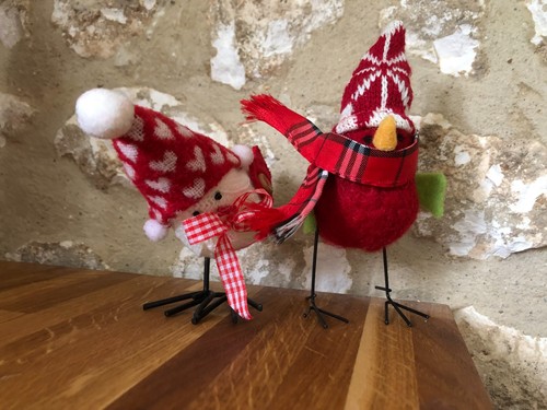 Christmas shelf sitters robin - christmas,