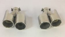 For Jaguar XF XFR XFRS 08-15 Stainless Steel Chrome Heavy Duty Quad Exhaust Tips