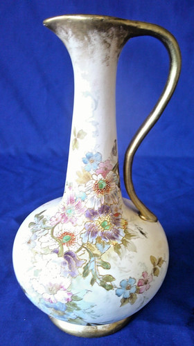 Royal bonn 1880 ewer - royal, floral