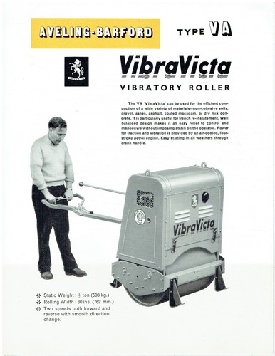Aveling barford vibravicta - barford, va