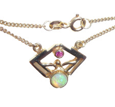 Art Nouveau Necklace Chain 585