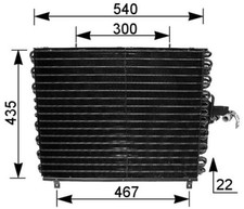 Mahle AC 166 000S condenser