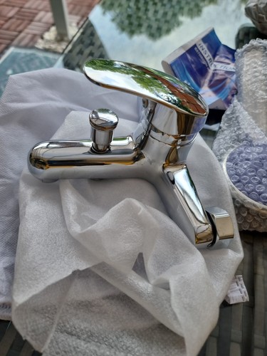 Chrome wall mounted bath - wall,