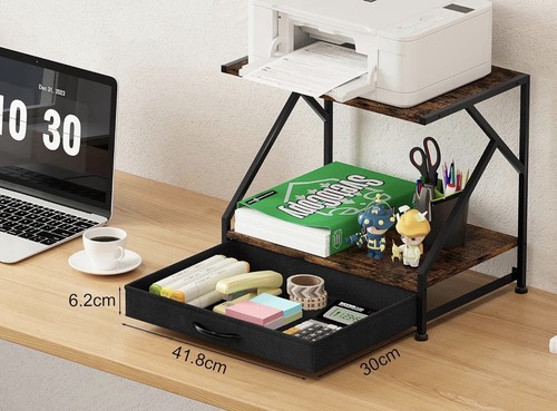 Tier metal wood desktop - 2,