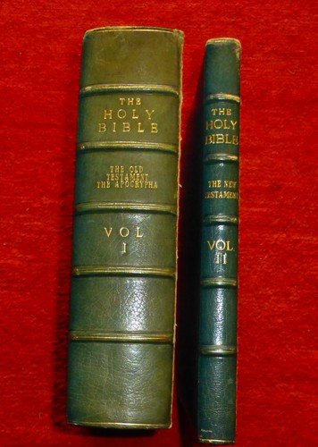 Large leather bound family - leather,