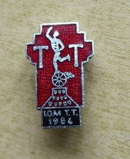 1984 ISLE OF MAN TT BADGE -