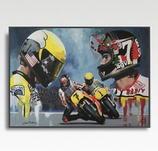 Barry Sheene Kenny Roberts