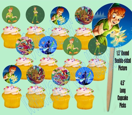 Peter pan cupcake picks - pan,