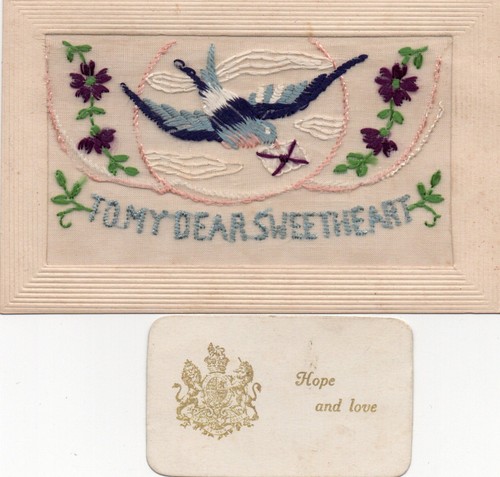 Ww1 patriotic embroidered - ww1,