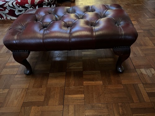 Chesterfield footstool stool