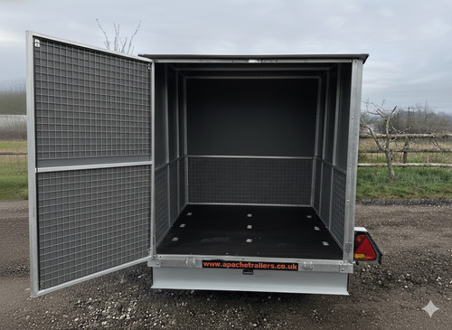 Grey box trailer 8x5x5 with - grey,