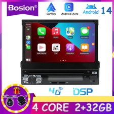 7" Android 14 1 DIN Car Stereo