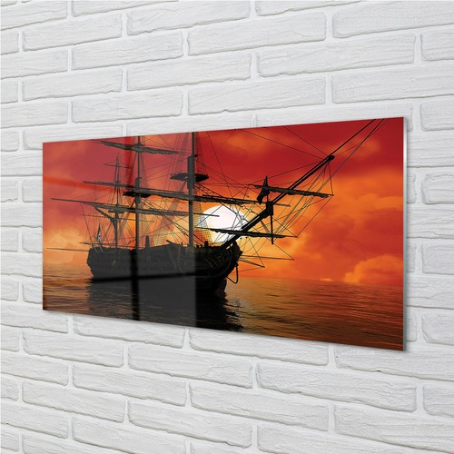Tulup glass print - 100x50, wall