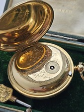 Solid 18ct gold fusee full