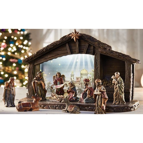 Dumont 11pc nativity set - f.,