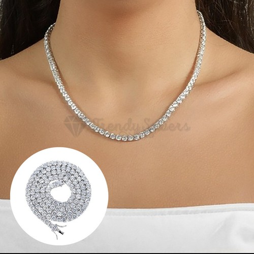 Choker tennis chain necklace - tennis,