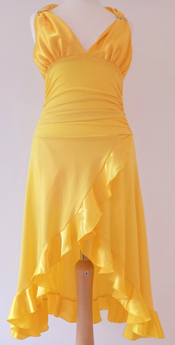 Dance dress yellow - dance, latin