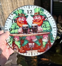 8 Inch GUINNESS Glass Clock