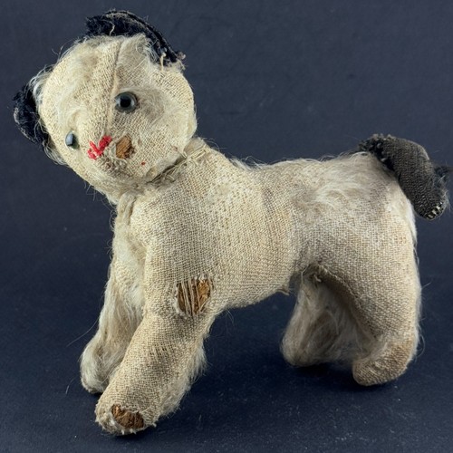 Antique steiff cat white black - antique,