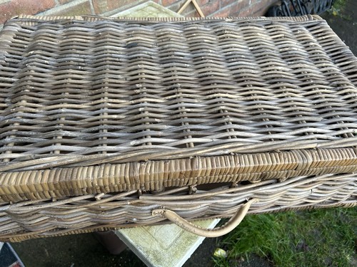Vintage wicker under bed - wicker,