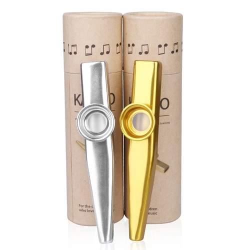 Metal kazoo musical instrument - kazoo,