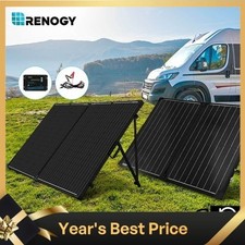Renogy 100W200W Solar Panel Kit 12V Foldable Portable Suitcase Mono Camping RV