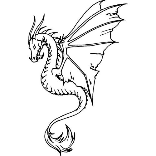 Dragon unmounted rubber - unmounted,
