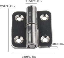 6Pcs 1.5" Detachable Hinge