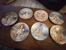 Coalport Frosty Mornings decorative plates x7