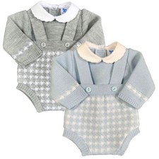 Baby Boy Knitted Dungaree