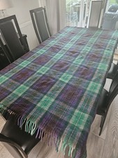 vintage tartan picnic blanket
