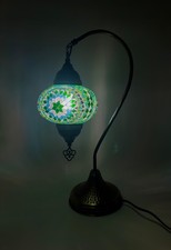 Turkish Moroccan Mosaic Bedside Lamp Modern Home Decor Green Buy 2 Save 15%