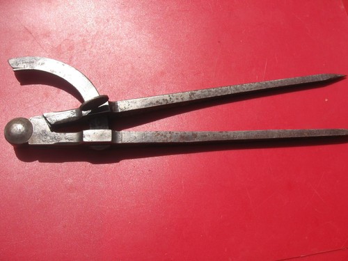 Antique wing dividers ww1 - antique, 10"