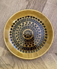 Biltons Tableware Brown Patterned Small Plate Ironstone England 1970s